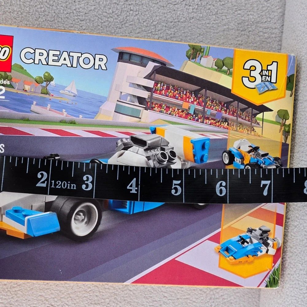 LEGO 31072 Creator Extreme Engines 3-in-1 Race Car Hot Rod Speedboat Toy